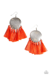 Paparazzi Tassel Tribute - Orange