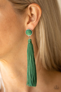 Paparazzi  Tightrope Tassel -Green